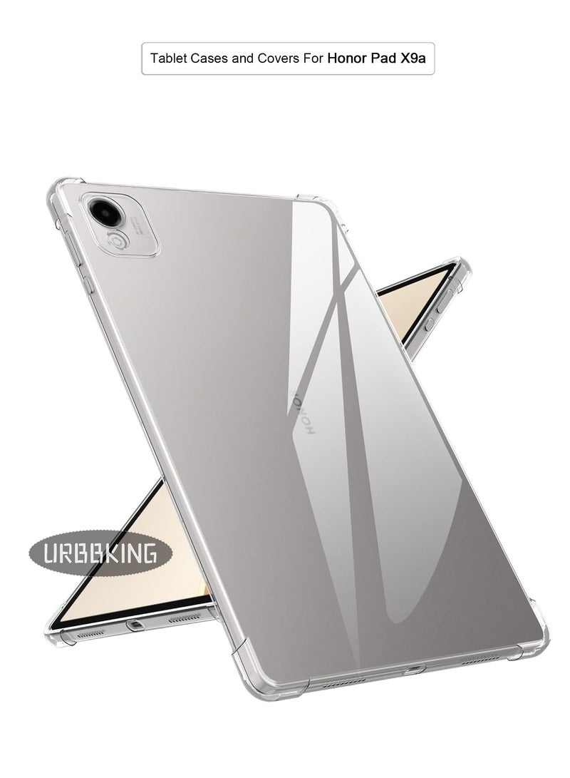 Soft TPU Transparent Slim Shockproof Tablet Cover for Honor Pad X9a - Image 1