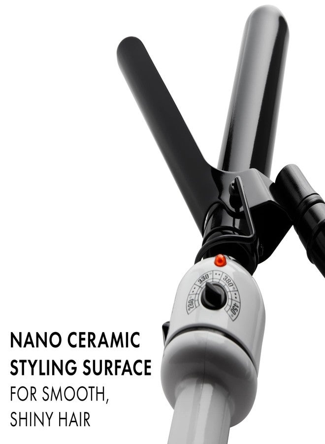 HOT TOOLS Professional Nano Ceramic Marcel Curling Wand, White & Black, 1" - Image 4