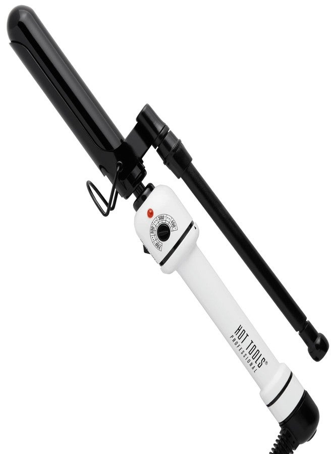 HOT TOOLS Professional Nano Ceramic Marcel Curling Wand, White & Black, 1" - Image 1