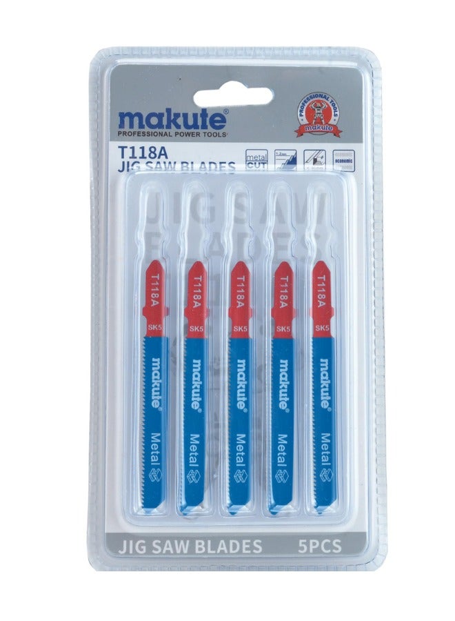 makute T118A  Metle Jigsaw Blades 1.2mm  for DIY Enthusiasts  Precision Cutting for  Metal Plastic  Wood  Aluminum  and Non-ferrous Metals - Image 1