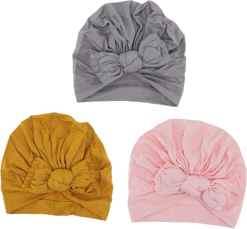 قبعة واقية للأذن للأطفال مع ربطة قوس لحديثي الولادة للأولاد والبنات لحماية الأذن الدافئة في الشتاء - Image 2