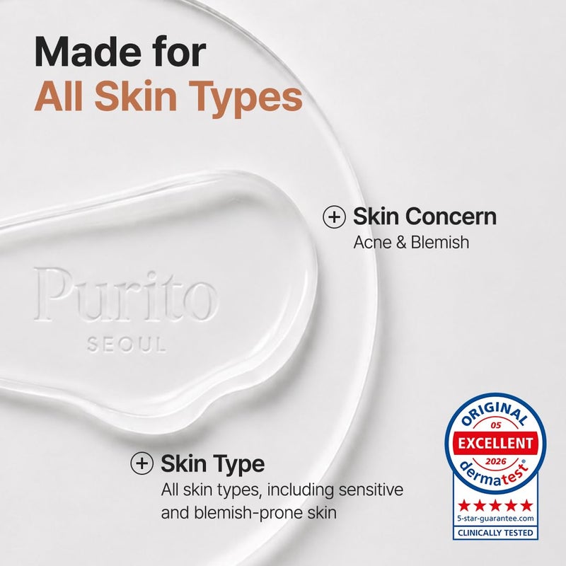 PURITO Oat Calming Gel Cream | Face Moisturizer for Blemish Calm & Lightweight Hydration | All skin types, sensitive and blemish-prone skin | Non-Comedogenic | Korean Skincare, 100mL, 3.38 fl.oz - Image 5