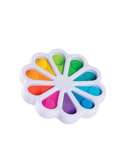 Generic Flower Dimple Fidget Toy, 10 Colorful Pop Bubbles Sensory Toy, Simple Flower Dimple Digit Toy, Autism, Stress and Anxiety Relief Toys, Keep Fingers Busy for Kids, Adults  - Image 2