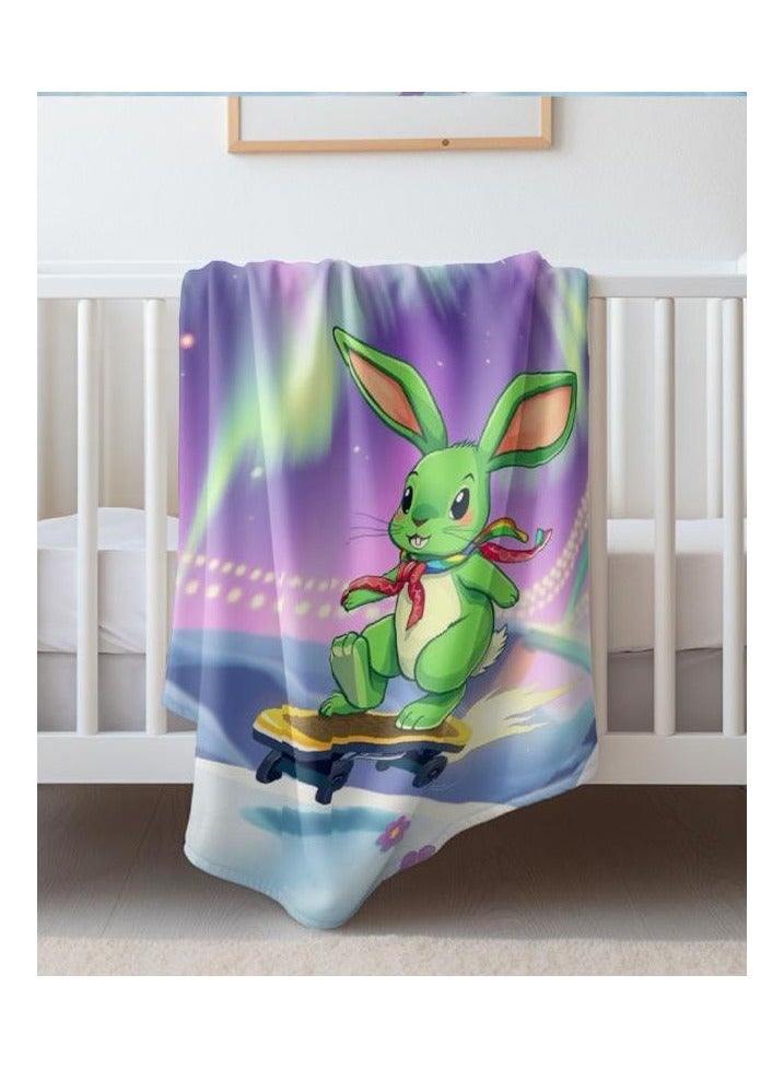 general Children's or student cartoon flannel thin blanket (warm and comfortable, suitable for sleep, games) 100cm*150cm - 1181 - Image 4