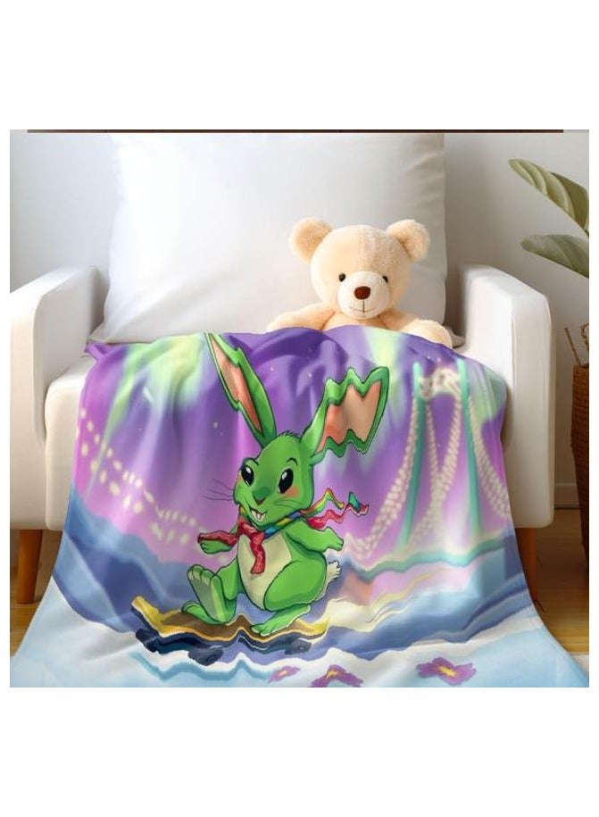 general Children's or student cartoon flannel thin blanket (warm and comfortable, suitable for sleep, games) 100cm*150cm - 1181 - Image 5