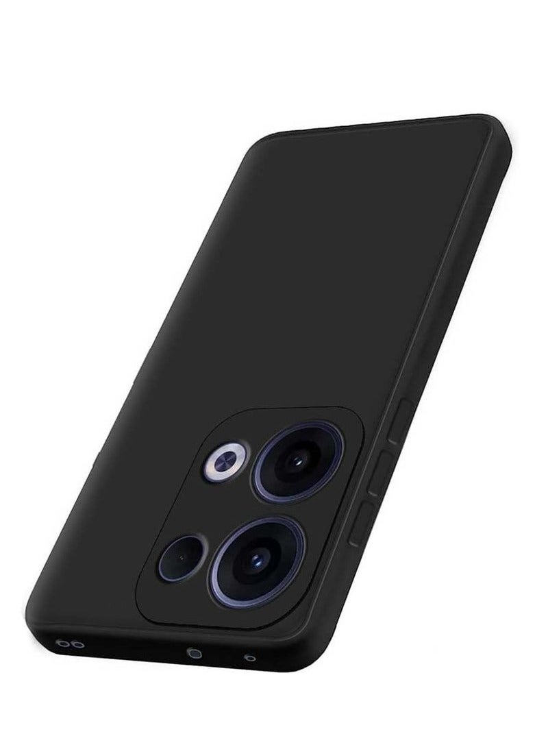 JAJEEK OPPO Reno 13 5G Case Cover – Soft Silicone Matte Finish Back Cover with Inner Fabric Lining – Shockproof Protective Case for OPPO Reno 13 6.5-inch - Image 4