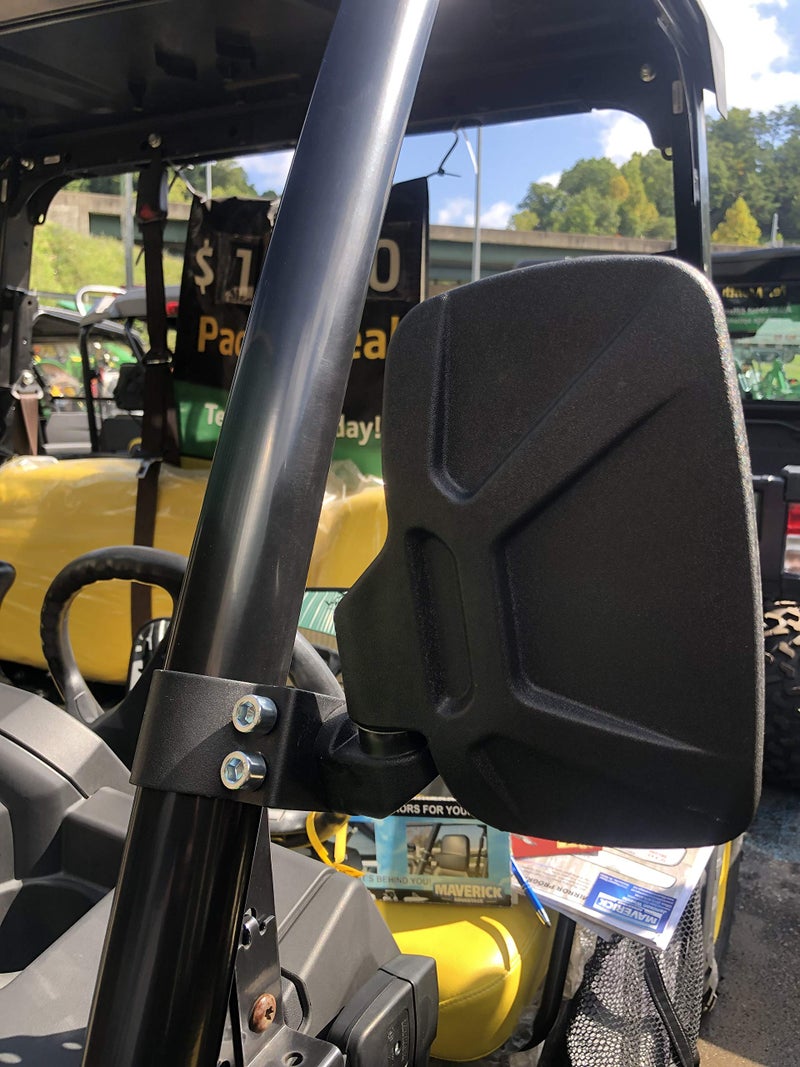 Maverick Advantage Heavy Duty Side View Mirror Sport Set fits John Deere Gator XUV835M & XUV865M (NOT FOR ROUND ROLL BAR!!!) from Maverick Advantage - Image 2