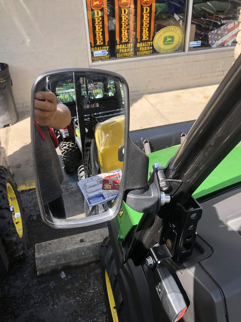 Maverick Advantage Heavy Duty Side View Mirror Sport Set fits John Deere Gator XUV835M & XUV865M (NOT FOR ROUND ROLL BAR!!!) from Maverick Advantage - Image 3