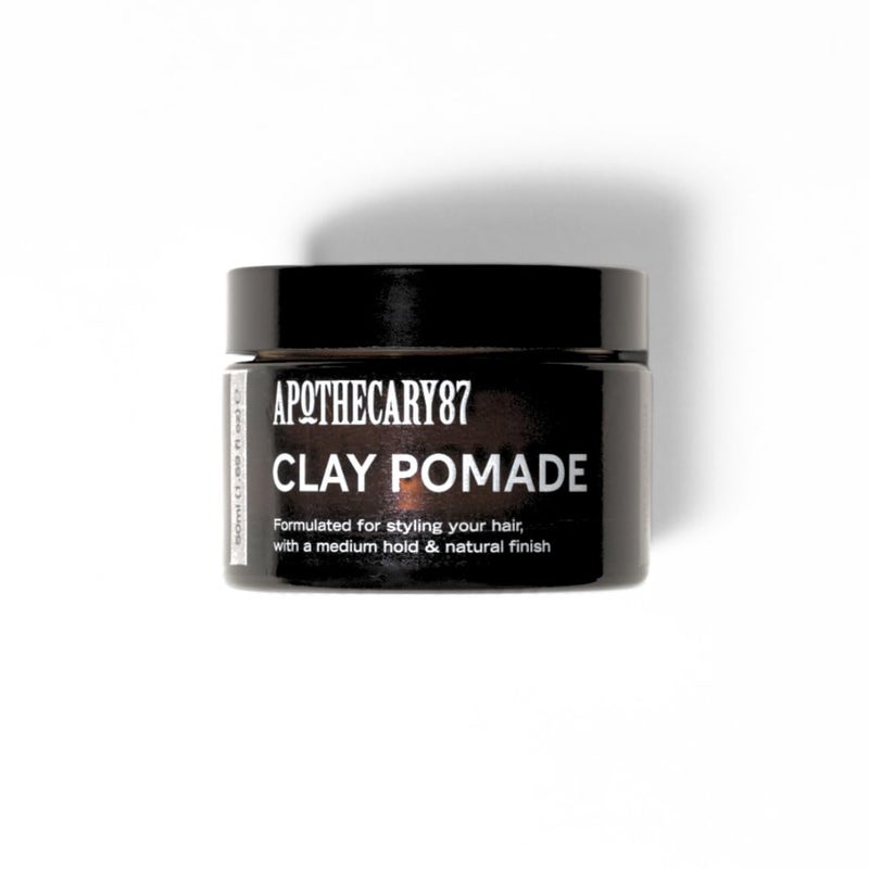 Apothecary 87 Clay Pomade  50 ml Premium Hair Clay Medium Hold Natural Finish - Image 2