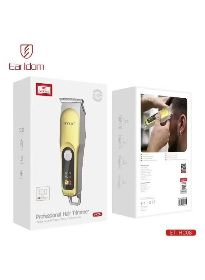 Earldom ET-HC08 Professional Cordless Hair Trimmer – Rechargeable & Precision Grooming for All - Image 4