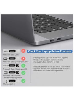 ONTEN Dock Station, 13 in 1 USB C Docking Station ,USB C Network Hub with HDMI VGA PD(3.0),4*USB 2*USB C，10/100M Gigabit. Laptop Stand for MacBook iPad Surface pro and More Windows Laptop - pzsku/Z532F31F4B8FFC23D1DE4Z/45/1741534955/1a1d3591-0380-4158-ba7b-475afd4c7ff9