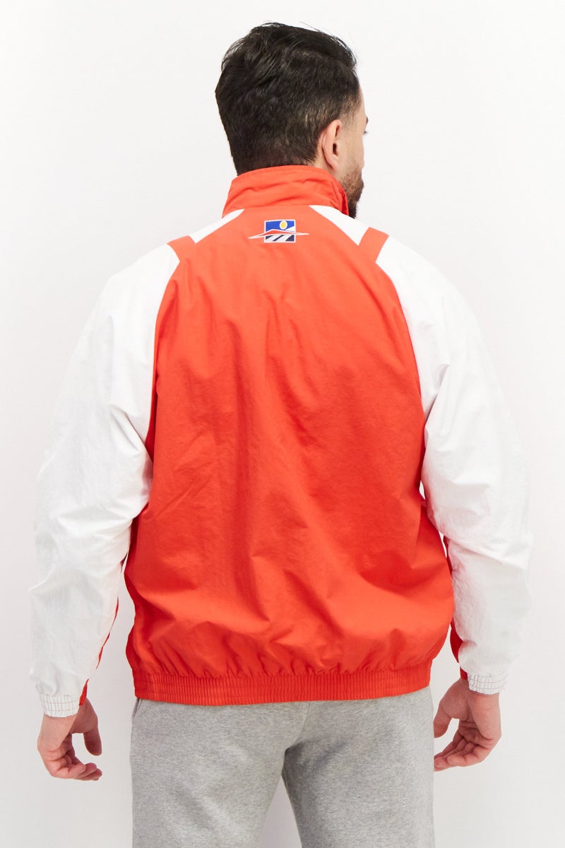 Reebok Men Sports Fit Brand Logo Outdoor Jacket, Red - Image 3