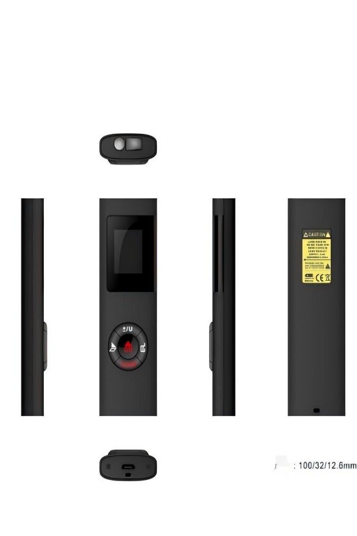 Mini infrared laser rangefinder USB charging pocket high-precision laser ruler 40M - Image 4