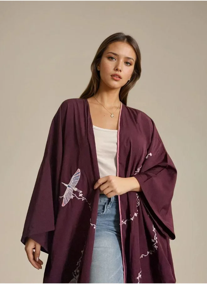 مشروع بلا اسم The Majestic Abaya & Scarf Set