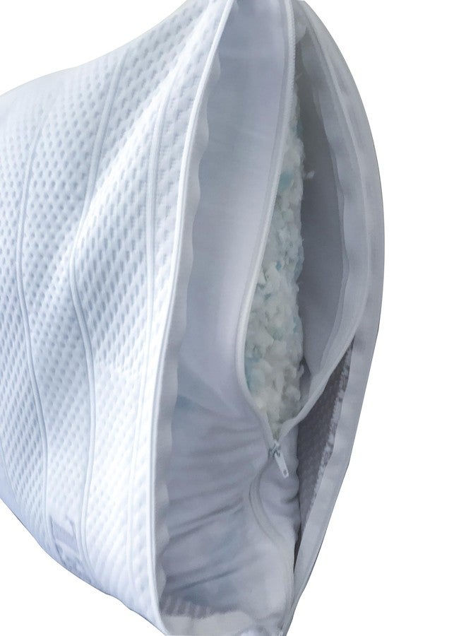 Arc4life Memory Foam + Fiber Neck Pillows for Sleeping- Adjustable Pillows for The Side & Back Sleeper with Washable Cooling-Tech Pillow Covers (King Size) - Image 4