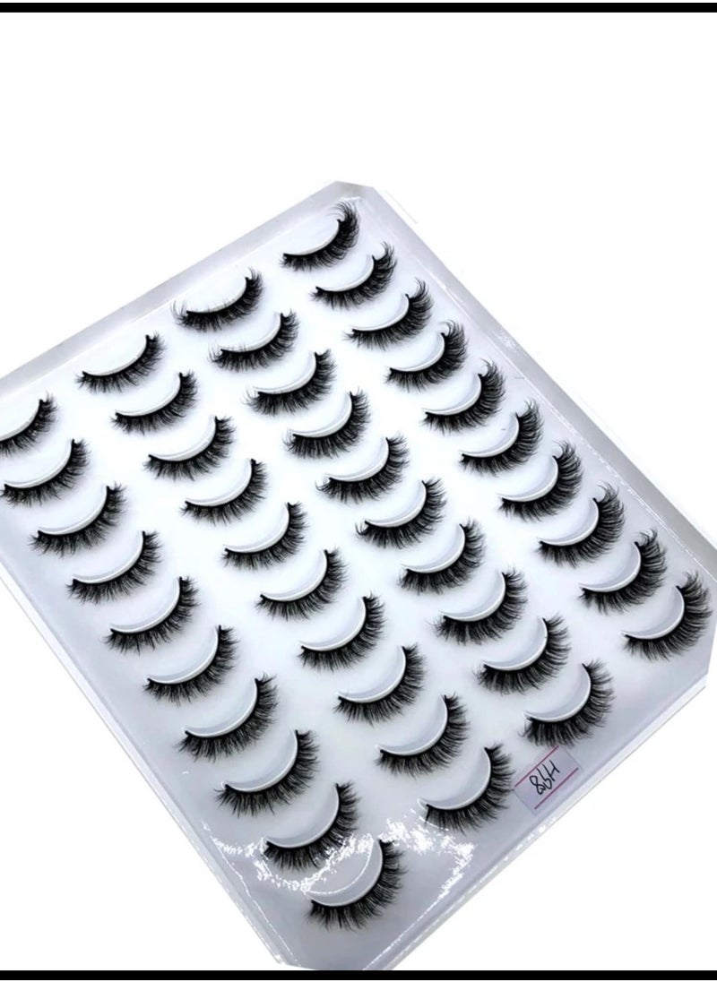 Shein - A pair of luxurious, fluffy faux fur eyelashes with a natural look - Image 1