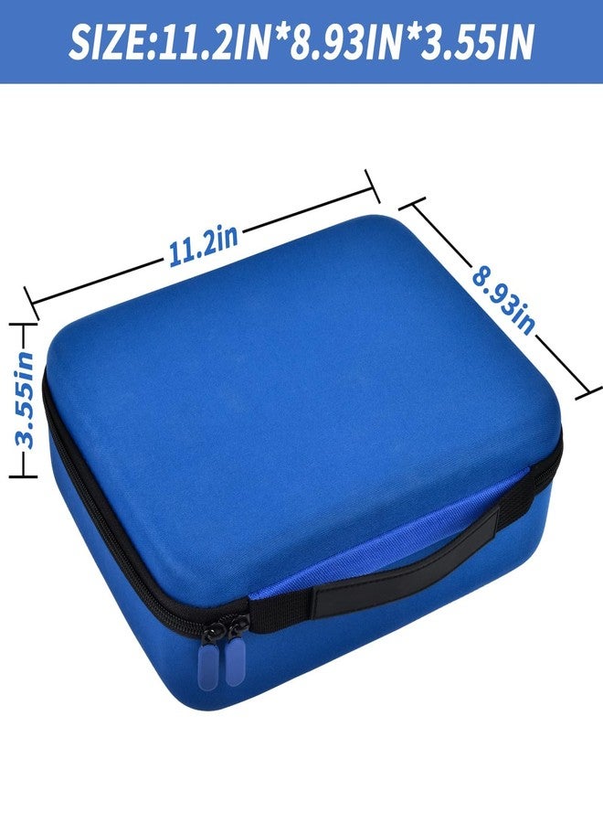 Grapsa Speed Cube Storage Case Compatible with Rubik's Cube for GAN Magic Puzzle Cubes, Carrying Bag Holder with Mesh Pocke for Brain Teaser Fidget Toy/Cube Stand/Tutorial (Box Only) - Blue - Image 5