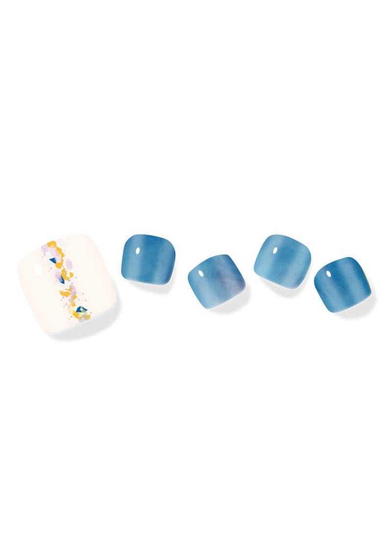 FOLARIS After Rain Korean 32 Piece Nail Art Designs – Elegant, Long-Lasting Pedicure - Image 1
