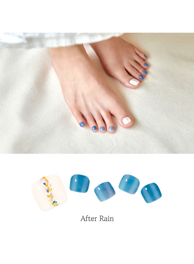 FOLARIS After Rain Korean 32 Piece Nail Art Designs – Elegant, Long-Lasting Pedicure - Image 2