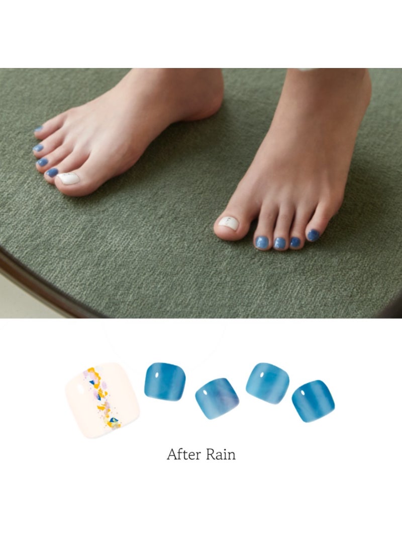 FOLARIS After Rain Korean 32 Piece Nail Art Designs – Elegant, Long-Lasting Pedicure - Image 5
