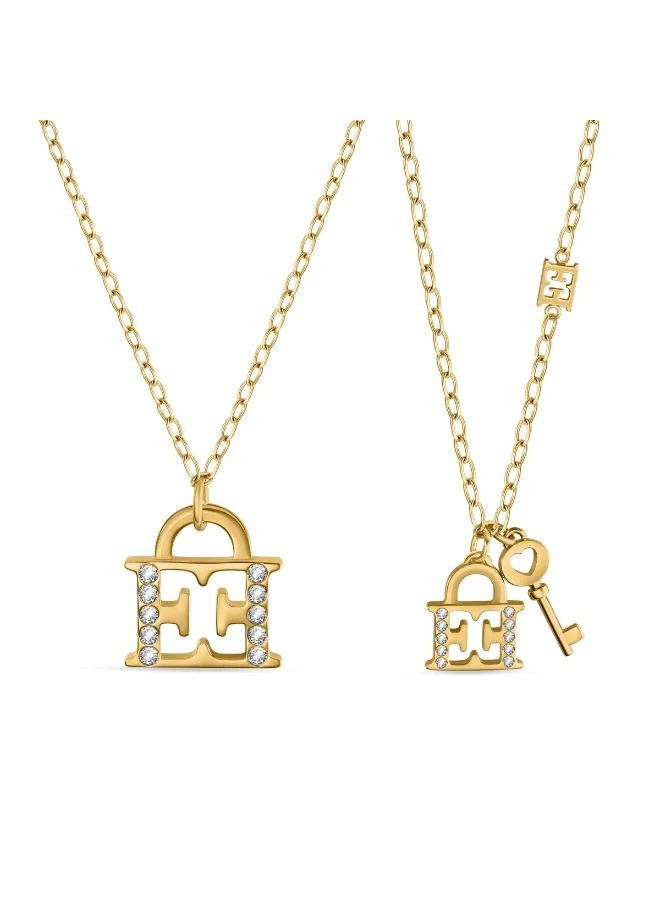 ESCADA Minna Lock and Key Motif MOM and ME Necklace