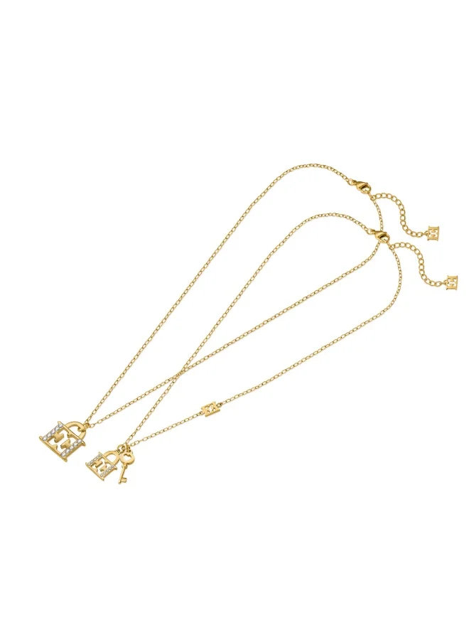 ESCADA Minna Lock and Key Motif MOM and ME Necklace