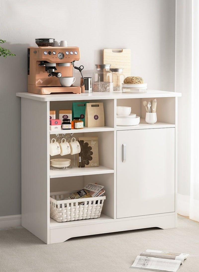 تخيل خزانة قهوة بسعة تخزين كبيرة لغرفة المعيشة أو المكتب - Image 4