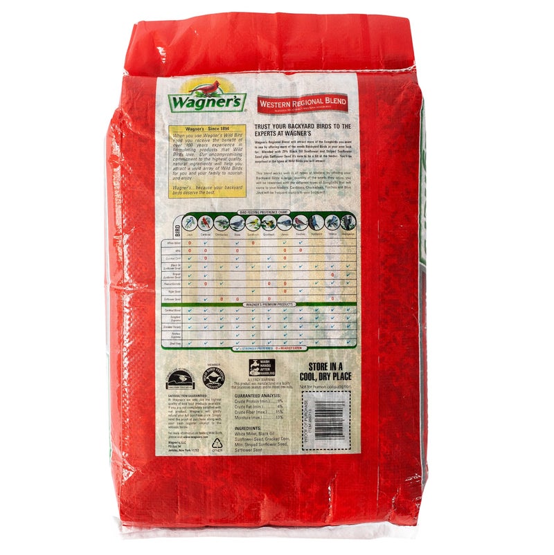 Wagner's 62008 Western Regional Blend Wild Bird Food, 20-Pound Bag - Image 2