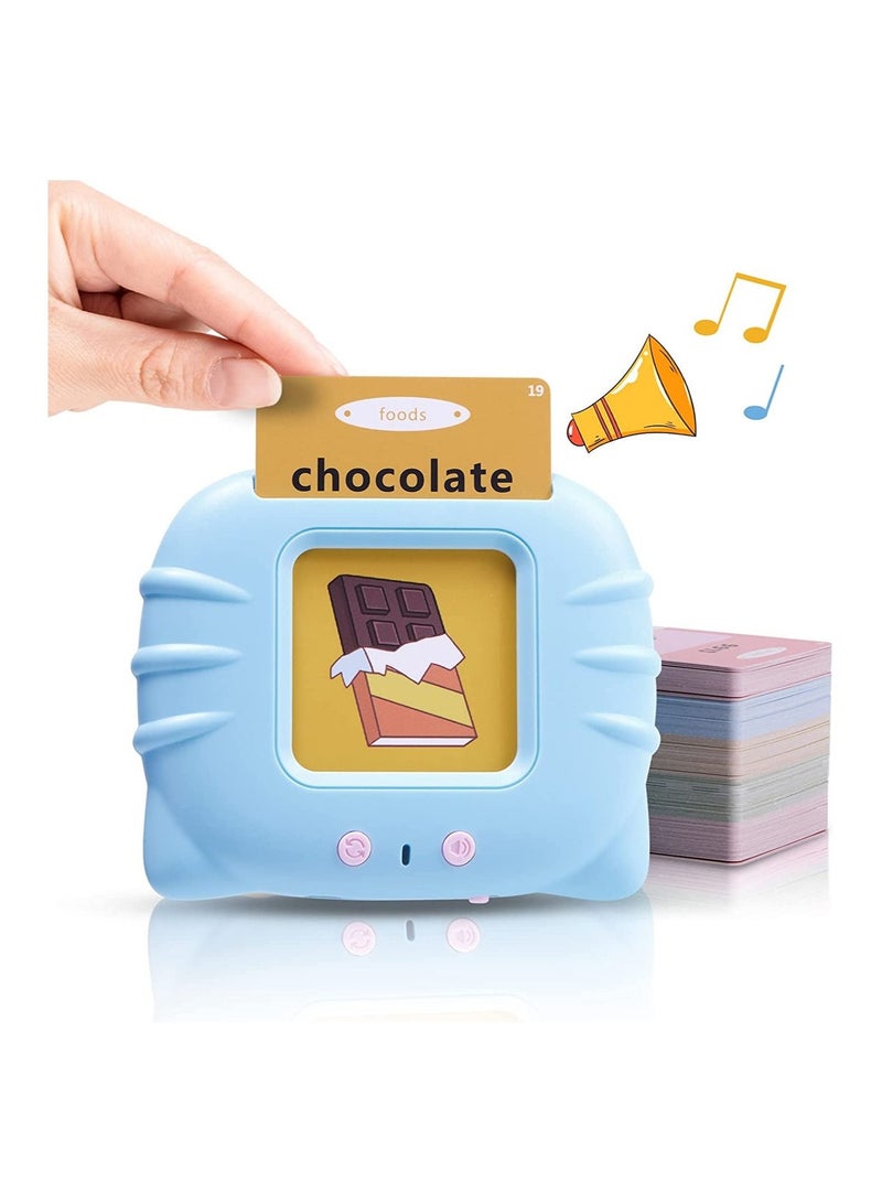 112 Cards Talking Flash Cards for Toddlers 2-4 Years ,Educational Toys for 1 2 3 4 Year Old - Speech Therapy Toys Learning Animals Shape Color - Image 1