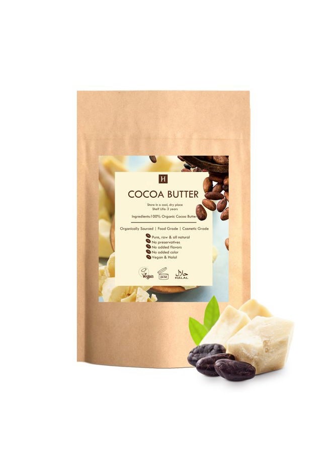 HalalEveryDay 5 Lb Cocoa Butter Bag, Raw, Unprocessed. Use for Lotion, Cream, Lip Balm, Oil, Stick, or Body Butter. Non-GMO Food Grade Cosmetic Grade - Image 1