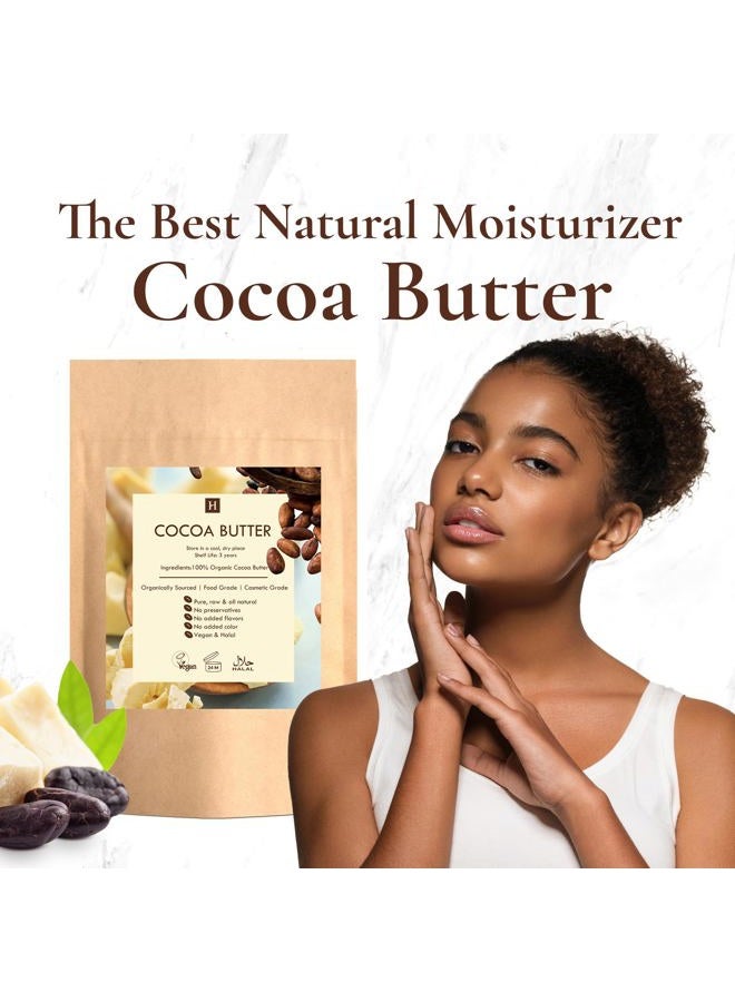 HalalEveryDay 5 Lb Cocoa Butter Bag, Raw, Unprocessed. Use for Lotion, Cream, Lip Balm, Oil, Stick, or Body Butter. Non-GMO Food Grade Cosmetic Grade - Image 2