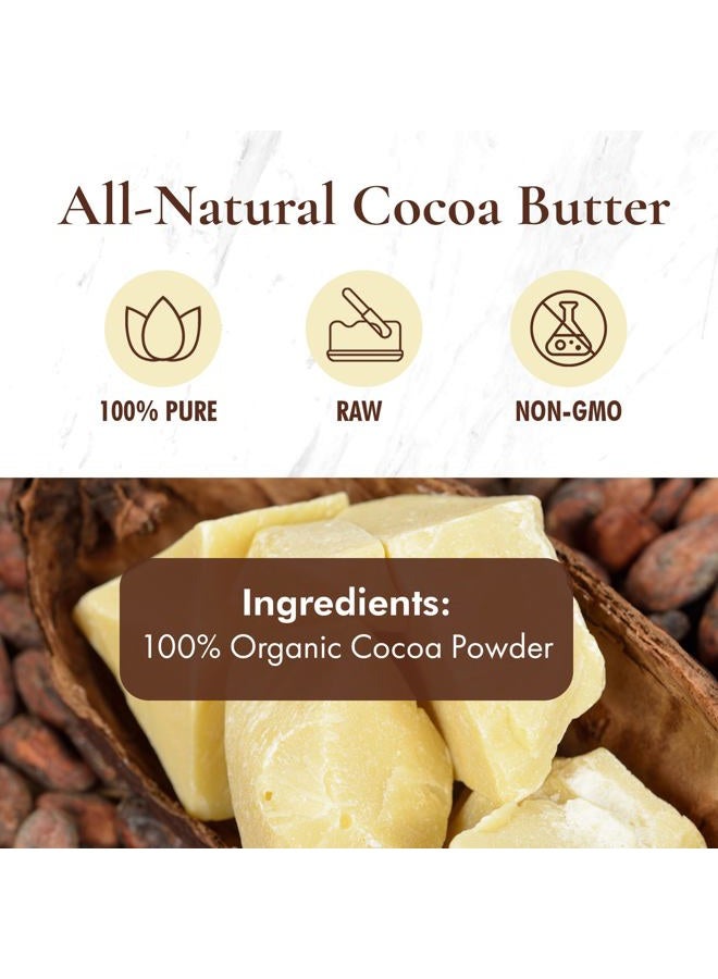 HalalEveryDay 5 Lb Cocoa Butter Bag, Raw, Unprocessed. Use for Lotion, Cream, Lip Balm, Oil, Stick, or Body Butter. Non-GMO Food Grade Cosmetic Grade - Image 3