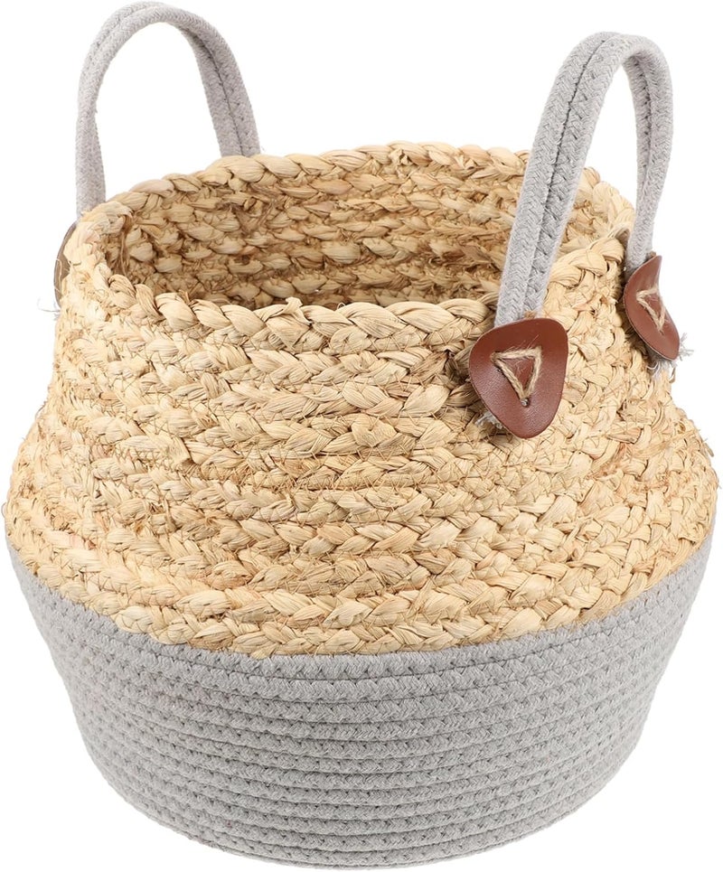 All season compatible build Ciieeo Medium Grass Woven Laundry Hamper 22 * 26cm Storage Basket Handles for Dirty Clothes Quilt Storage and Organizing Size-sorted warehouse storage Proper storage environment Flexible varied design Balanced structure Multiple sizes Working day delivery service Land transit & shipment compatible Long lasting universal build Stable domestic stock Demand fit global economical quality All-round applied quality Flexible purchase choices Home & professional compatible Carefully engineered build Scratch resistant Systematic nationwide ship Market mainstream color picks Trusted all-purpose quality Labor saving optimized design Practical versatile construction Efficiency boosted construction Regular scheduled transit Salt mist resistant Universal design - Image 1