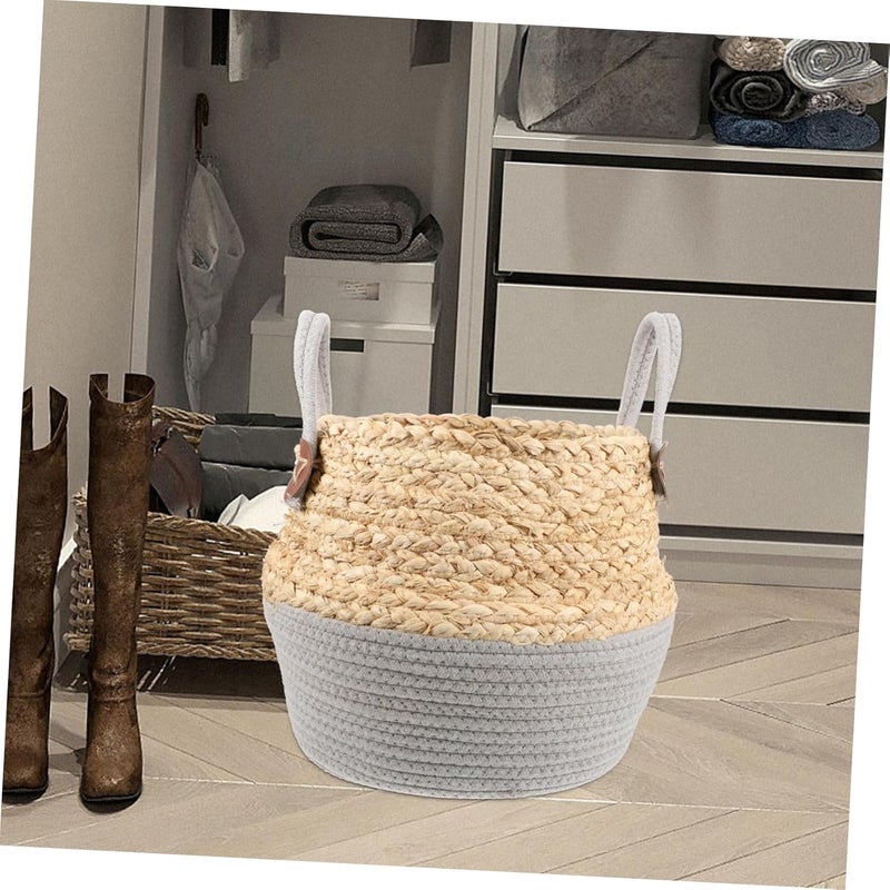 All season compatible build Ciieeo Medium Grass Woven Laundry Hamper 22 * 26cm Storage Basket Handles for Dirty Clothes Quilt Storage and Organizing Size-sorted warehouse storage Proper storage environment Flexible varied design Balanced structure Multiple sizes Working day delivery service Land transit & shipment compatible Long lasting universal build Stable domestic stock Demand fit global economical quality All-round applied quality Flexible purchase choices Home & professional compatible Carefully engineered build Scratch resistant Systematic nationwide ship Market mainstream color picks Trusted all-purpose quality Labor saving optimized design Practical versatile construction Efficiency boosted construction Regular scheduled transit Salt mist resistant Universal design - Image 5