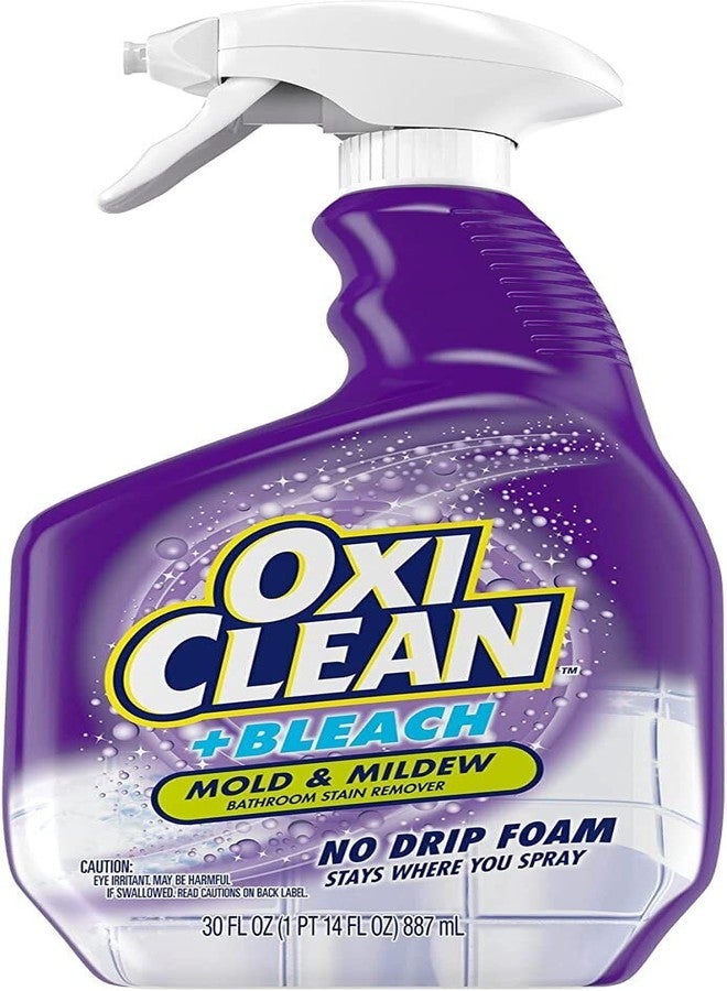 OxiClean plus Bleach, No Drip Foam, Mold & Mildew Bathroom Stain Remover 30 oz. Pack of 3 - Image 2