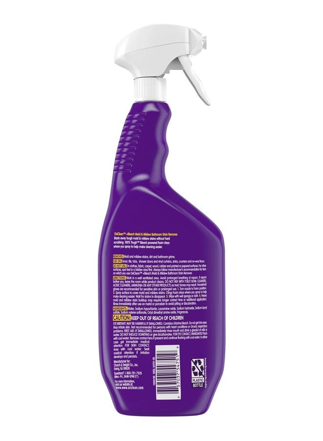 OxiClean plus Bleach, No Drip Foam, Mold & Mildew Bathroom Stain Remover 30 oz. Pack of 3 - Image 3