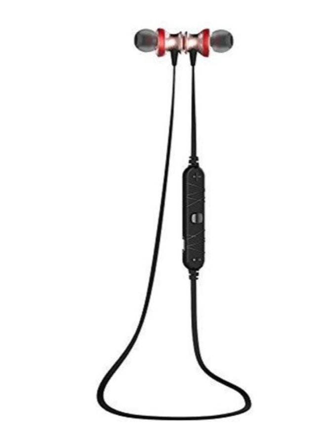 Awei Bluetooth In-Ear Headphones With Microphone Black/Red - Image 2
