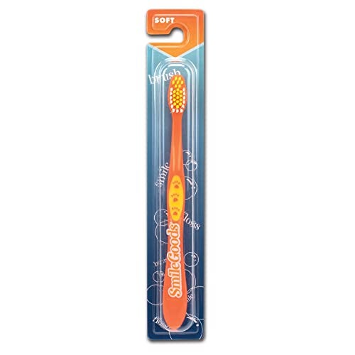 Practicon SmileGoods Y331 Child Toothbrush, Soft, Paw Print Grip, Individually Packaged Toothbrushes, Assorted Colors, Bulk Pack of 72 - Image 5