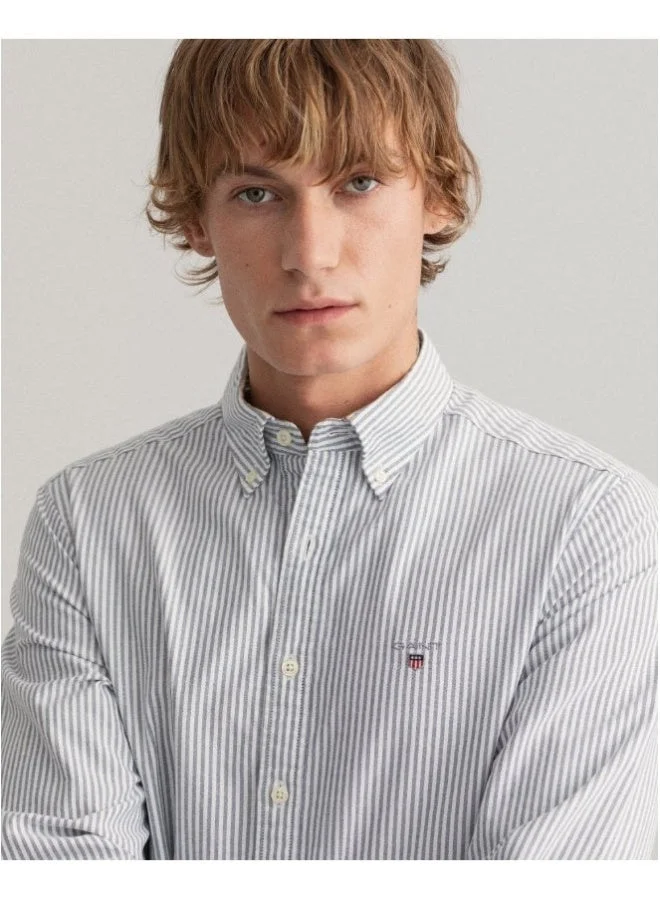 GANT  Gant Slim Fit Banker Oxford Shirt for Men | Best Price UAE