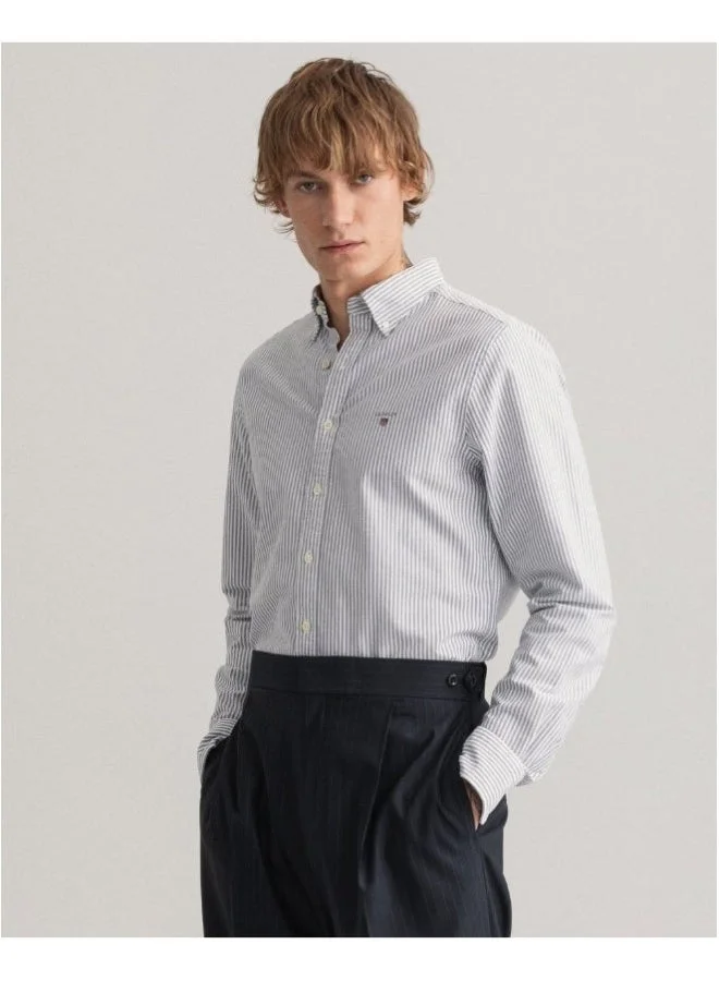 Gant  Gant Slim Fit Banker Oxford Shirt for Men | Best Price UAE