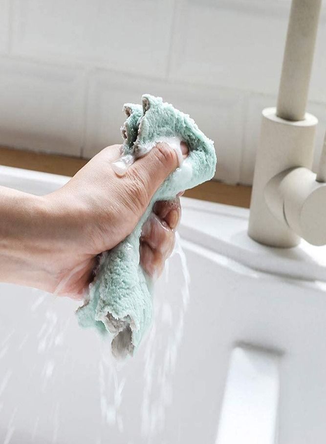 AMERTEER 12 Pcs Multipurpose Quick Drying Cleaning Cloths - Image 2