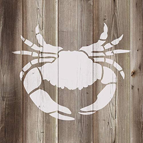 Kayra Decor Kayra Decor Reusable Maryland Crab Stencil Painting Stencils for Art and Craft,Walls,Floor,Painting Canvas Art,T-Shirt, Cookie & Cake Decoration,Drawing Stencils for Kids, 6"x 6" (Pack of 1) - Image 4