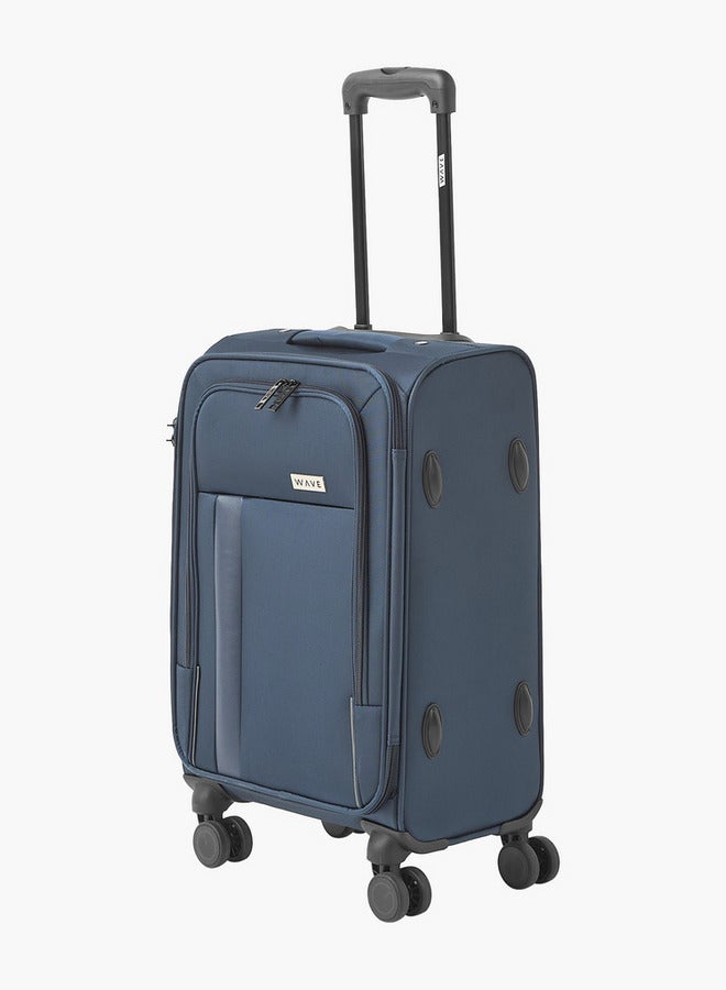 Wave Solid Softcase Trolley Bag with Retractable Handle - Set of 3 - Image 3