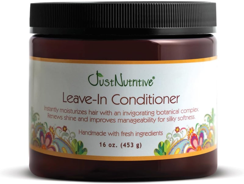 Just Nutritive Leave-In Conditioner - 16 oz (453 g) for Moisture, Shine, and Manageability - Image 1
