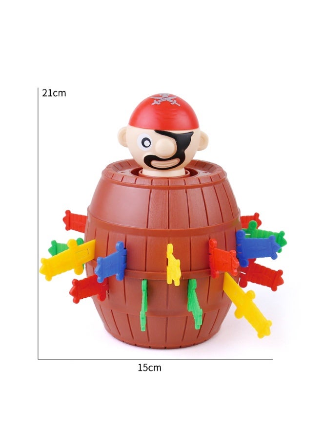 Bukela Classic Pop Up Pirate Barrel Toy, Interactive Sword Inserting Game, Funny Prank Desktop Game, Mini Party Board Game For Children Family - Image 2