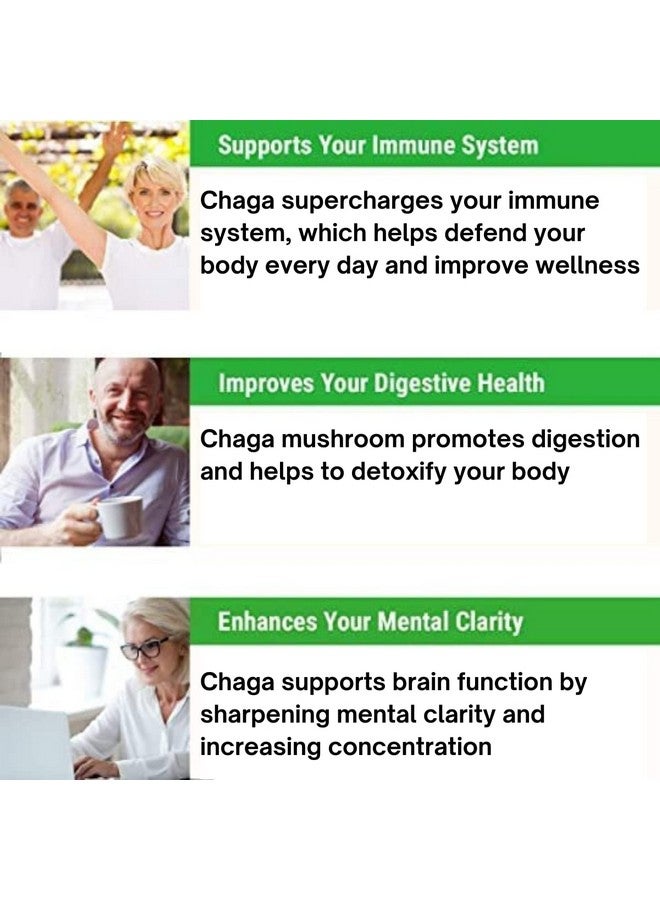 Sayan Siberian Pure Raw Coarse Chaga Powder 4 Oz / 113g - Premium Wild Forest Harvested Super Antioxidant Tea - Supports Immune System and Digestive Health - Focus, Energy, Clarity, Wellness - Non-GMO - Image 3