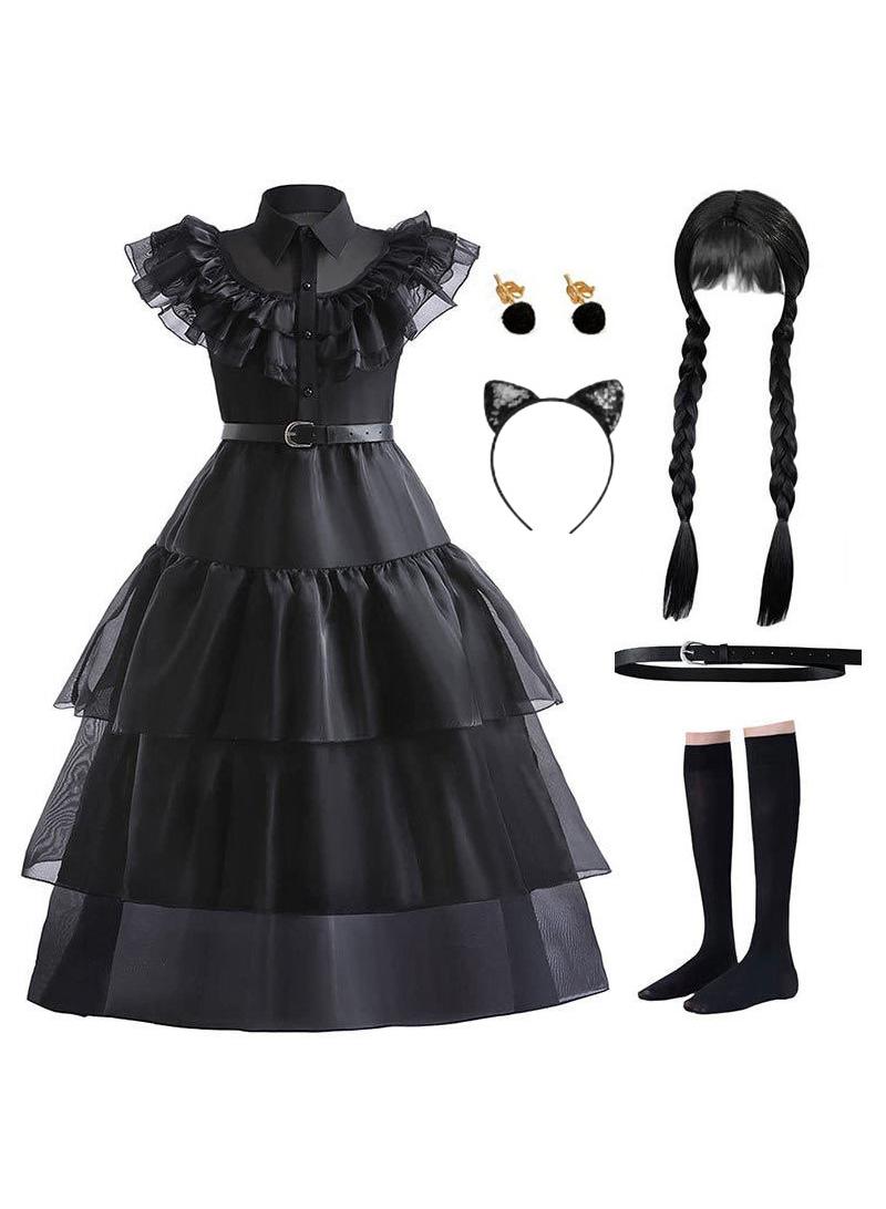 Bluejw Adams Costume Dress Outfits With Accessories Dress Up Set Family Birthday Cosplay Party - Image 1