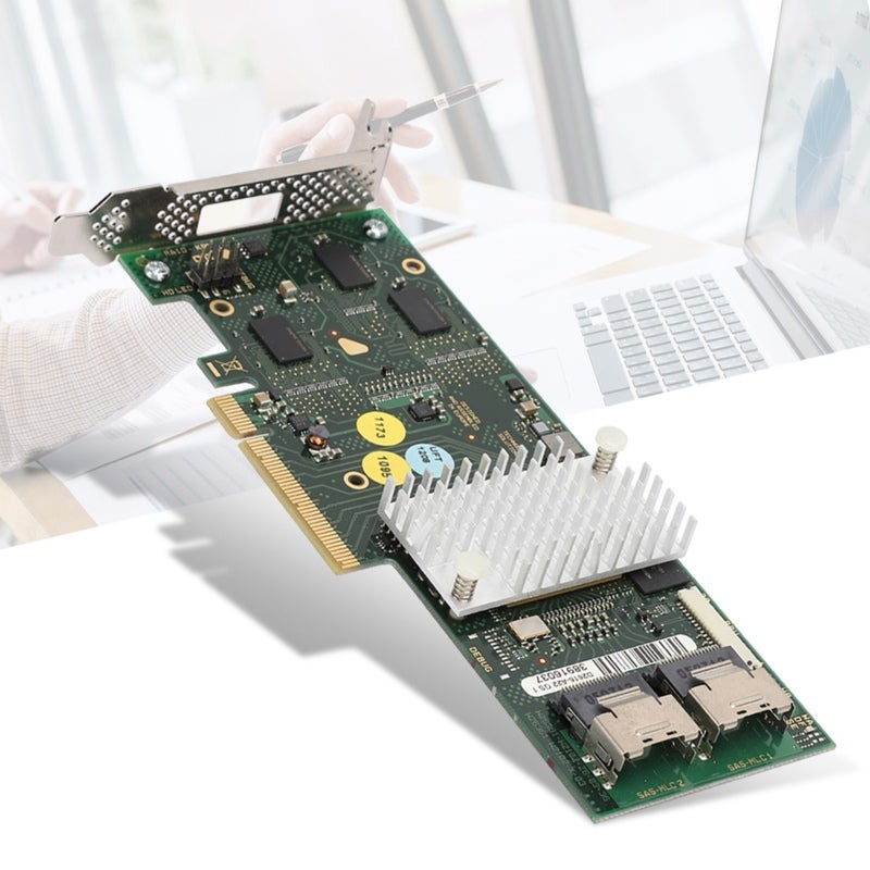 Fujitsu SAS/SATA Raid Card With 512MB DDRII High-Speed Cache - LSI SAS 2108 Main Controller - 8 Internal SATA Plus SAS Ports Raid Cache Controller for Server Data Storage - Image 5