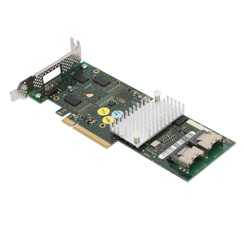 Fujitsu SAS/SATA Raid Card With 512MB DDRII High-Speed Cache - LSI SAS 2108 Main Controller - 8 Internal SATA Plus SAS Ports Raid Cache Controller for Server Data Storage - Image 1