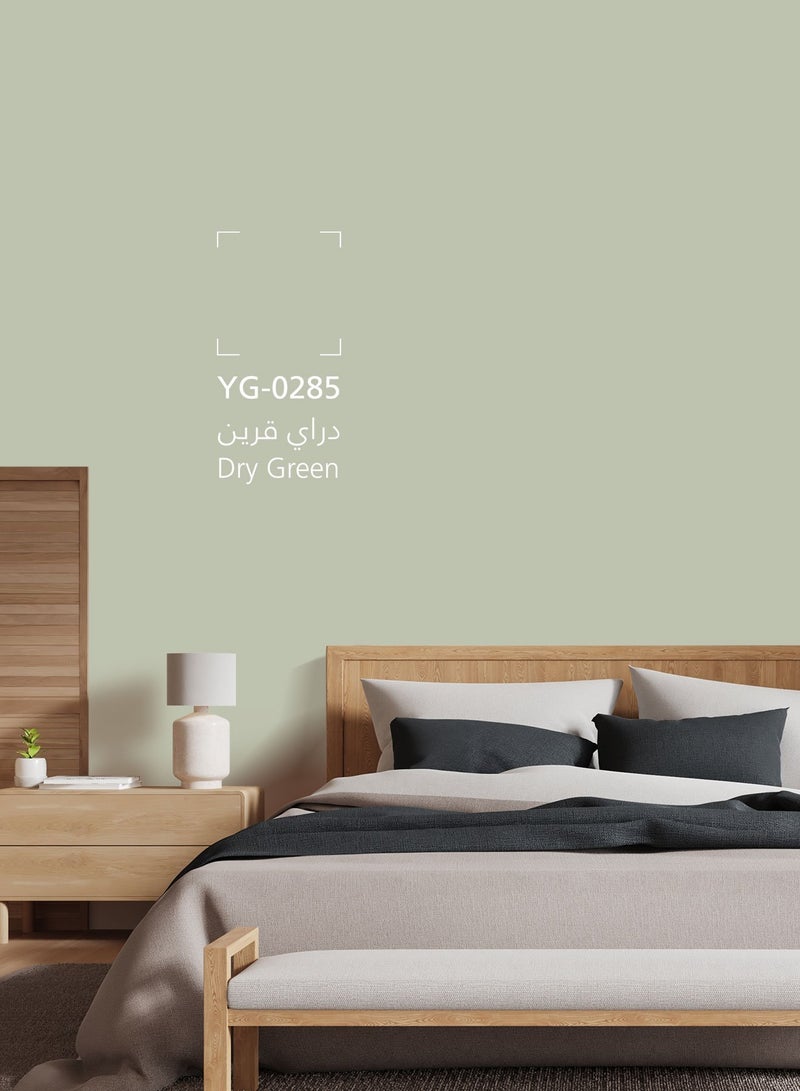 Jazeera Paints Jazetal Interior Walls Paints Gloss (Color:Dry Green) 3L - Image 2